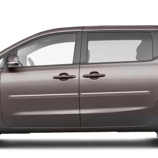 Kia Sedona Painted Body Side Moldings with Chrome Inserts 2015 - 2021