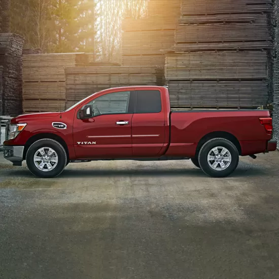  Nissan Titan King Cab ChromeLine Painted Body Side Molding 2016 - 2024 / CF2-TITAN16-KC