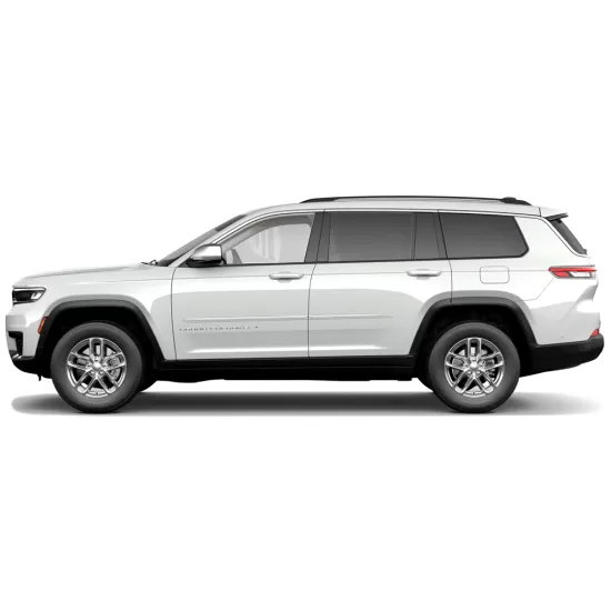 Jeep Grand Cherokee L Painted Body Side Moldings with Chrome Inserts 2021 - 2025