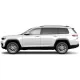 Jeep Grand Cherokee L Painted Body Side Moldings with Chrome Inserts 2021 - 2025
