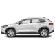 Toyota Corolla Cross Painted Body Side Moldings with Chrome Inserts 2022 - 2025