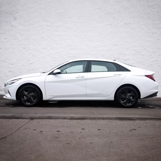 Hyundai Elantra Painted Body Side Moldings with Chrome Inserts 2021 - 2025