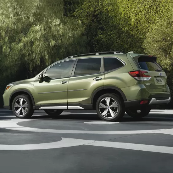 Subaru Forester Painted Body Side Moldings with Chrome Inserts 2019 - 2024