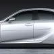 Lexus IS Painted Body Side Moldings with Chrome Inserts 2021 - 2025