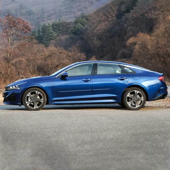 Kia K5 Painted Body Side Moldings with Chrome Inserts 2021 - 2026