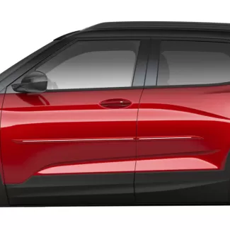 Chevrolet Trailblazer Painted Body Side Moldings with Chrome Inserts 2021 - 2026