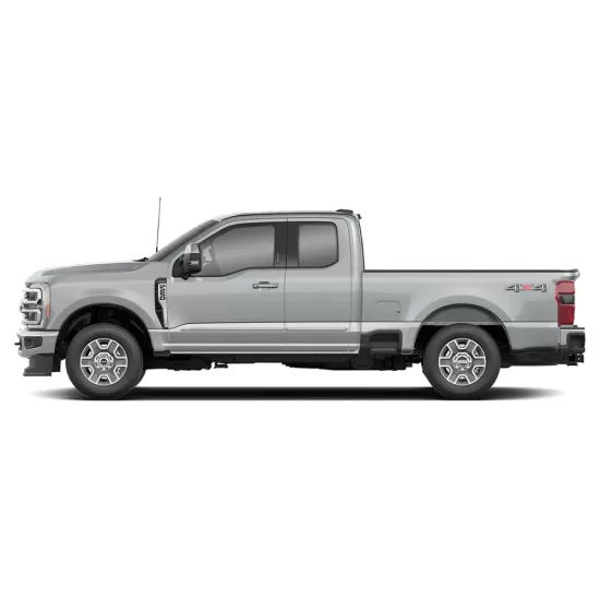 Ford F-250/F-350 SuperCab (Extended Cab) Painted Body Side Moldings with Chrome Inserts 2023 - 2026