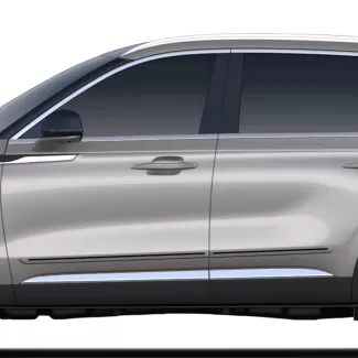 Lincoln Aviator Painted Body Side Moldings with Color Inserts 2020 - 2023