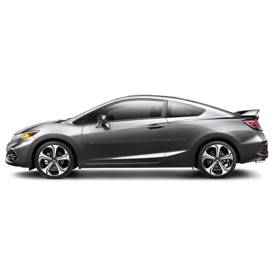 Honda Civic 2 Door Painted Moldings with a Color Insert 2012 - 2015