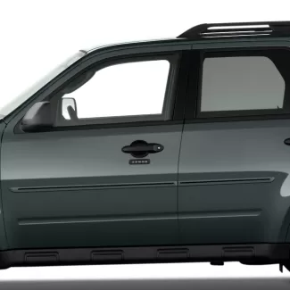 Ford Escape Painted Body Side Moldings with Color Inserts 2008 - 2012