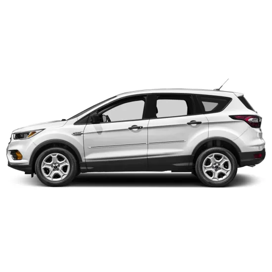 Ford Escape Painted Body Side Moldings with Color Inserts 2013 - 2019