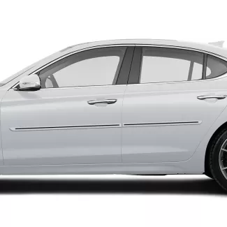 Genesis G70 Painted Body Side Moldings with Color Inserts 2018 - 2023