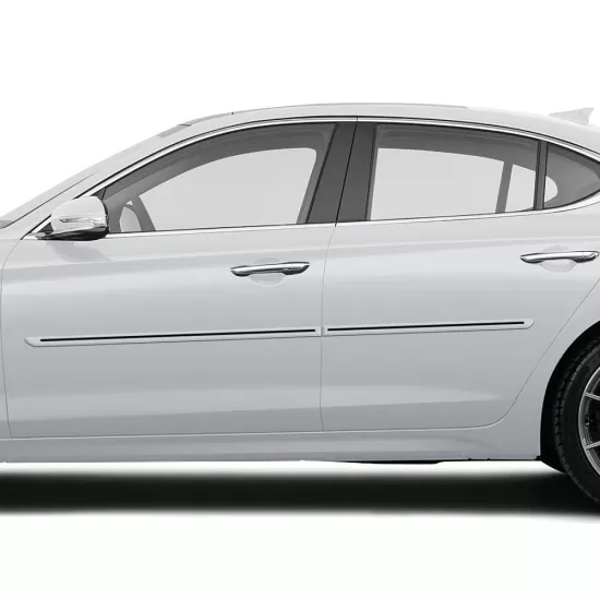 Genesis G70 Painted Body Side Moldings with Color Inserts 2018 - 2023