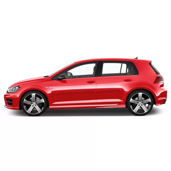 Volkswagen Golf 4 Door Painted Moldings with a Color Insert 2015 - 2023