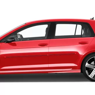 Volkswagen Golf 4 Door Painted Moldings with a Color Insert 2015 - 2023