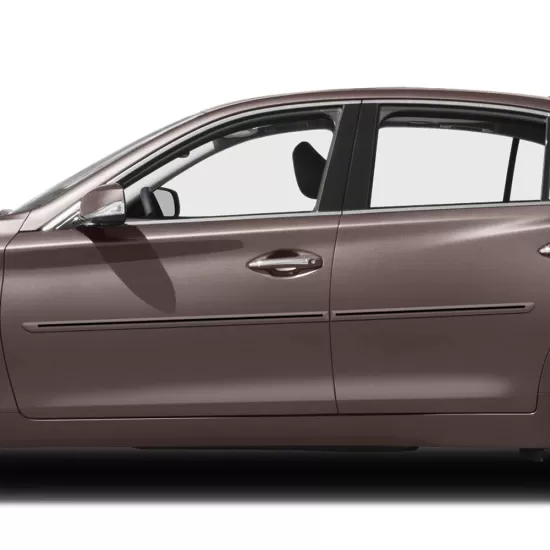 Infiniti Q50 4 Door Painted Moldings with a Color Insert 2014 - 2023