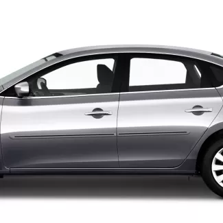 Nissan Sentra Painted Body Side Moldings with Color Inserts 2013 - 2019