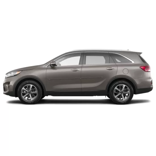 Kia Sorento Painted Body Side Moldings with Color Inserts 2016 - 2020