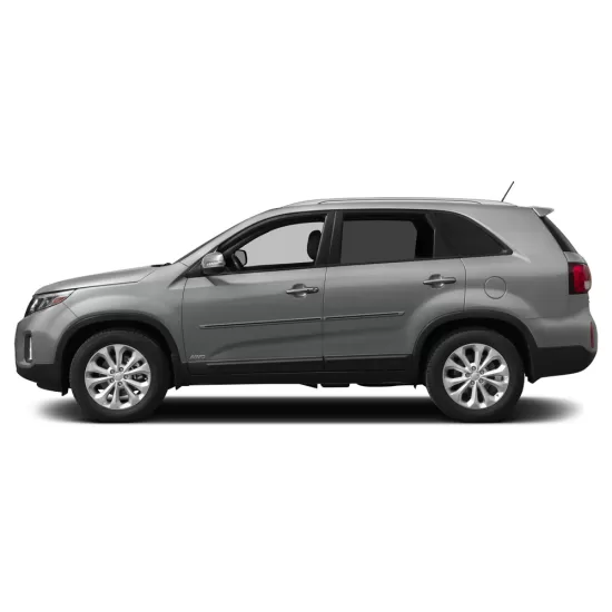 Kia Sorento Painted Body Side Moldings with Color Inserts 2011 - 2015