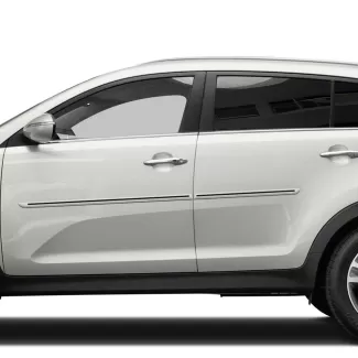 Kia Sportage Painted Body Side Moldings with Color Inserts 2011 - 2016