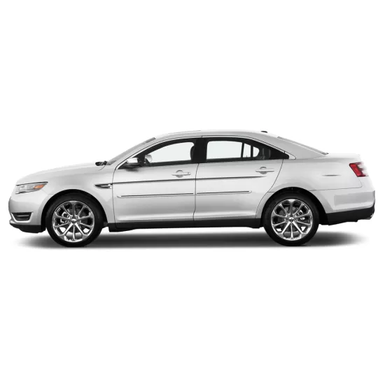 Ford Taurus Painted Body Side Moldings with Color Inserts 2010 - 2019