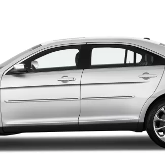 Ford Taurus Painted Body Side Moldings with Color Inserts 2010 - 2019