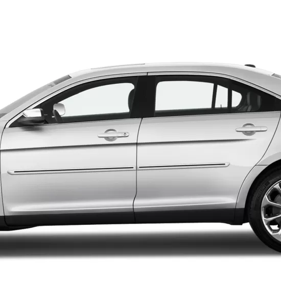 Ford Taurus Painted Body Side Moldings with Color Inserts 2010 - 2019