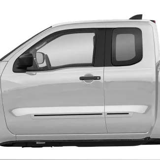 Nissan Frontier King Cab Painted Body Side Moldings with Color Inserts 2022 - 2023