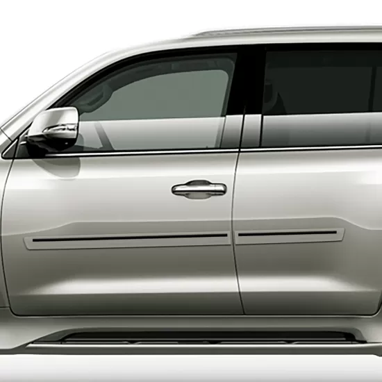 Lexus LX Painted Body Side Moldings with Color Inserts 2015 - 2021