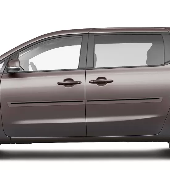 Kia Sedona Painted Body Side Moldings with Color Inserts 2015 - 2021