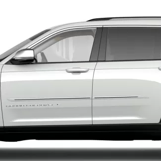 Jeep Grand Cherokee L Painted Body Side Moldings with Color Inserts 2021 - 2023