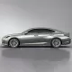 Lexus ES Painted Body Side Moldings with Color Inserts 2019 - 2023