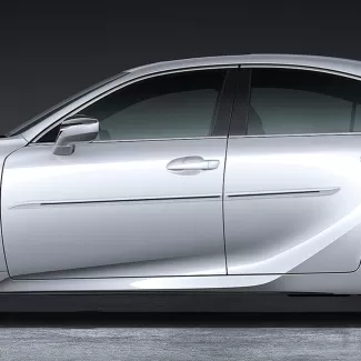 Lexus IS Painted Body Side Moldings with Color Inserts 2021 - 2023