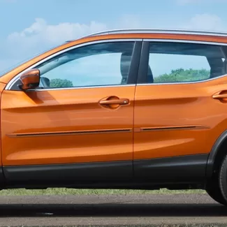 Nissan Rogue Sport Painted Body Side Moldings with Color Inserts 2017 - 2022