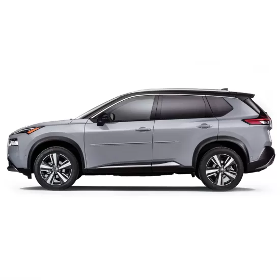 Nissan Rogue Painted Body Side Moldings with Color Inserts 2021 - 2023
