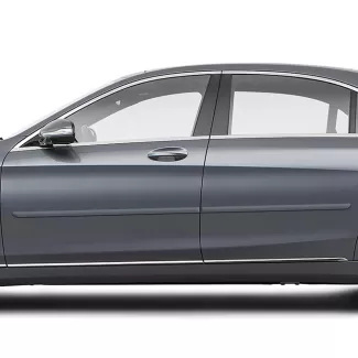 Mercedes S-Class 4 Door Painted Body Side Moldings 2014 - 2020
