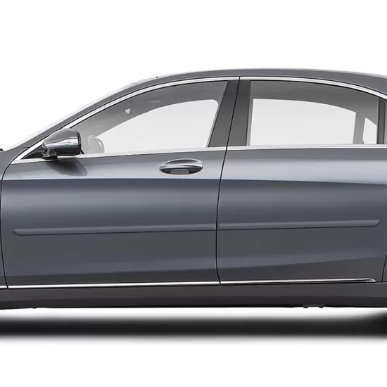 Mercedes S-Class 4 Door Painted Body Side Moldings 2014 - 2020