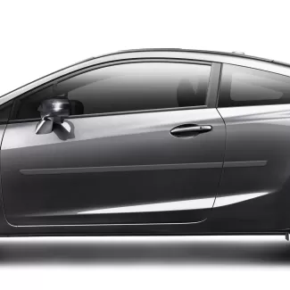 Honda Civic 2 Door Painted Body Side Moldings 2012 - 2015