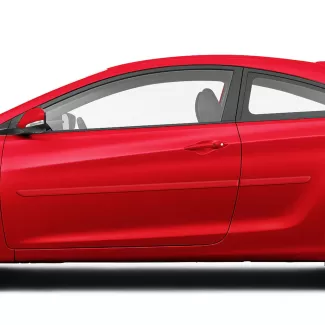 Hyundai Elantra Coupe Painted Body Side Molding 2013 - 2016