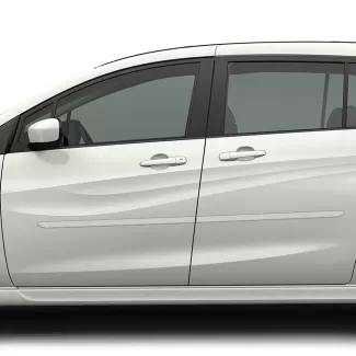 Mazda 5 Painted Body Side Moldings 2010 - 2015