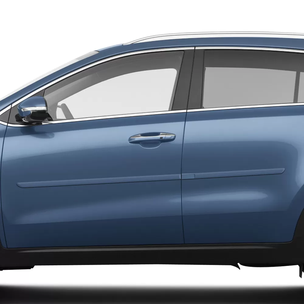 Black Door Protector Strips For KIA Sportage Mk4 (2016-2024) | Side Mouldings & Rubbing Strips, Easy 3M Tape Install