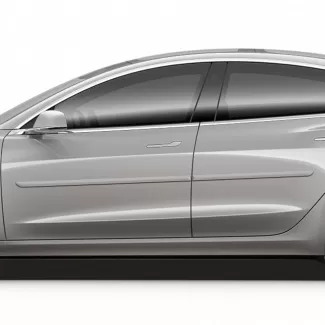Tesla Model 3 Painted Body Side Moldings 2017 - 2025