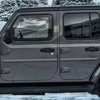 Jeep Wrangler 4 Door Painted Body Side Moldings 2006 - 2024