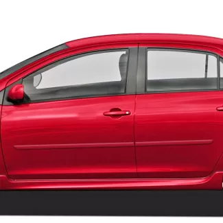 Toyota Yaris Sedan Painted Body Side Moldings 2007 - 2011