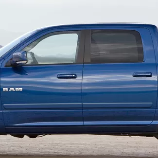 Ram Crew Cab Painted Body Side Moldings 2009 - 2018