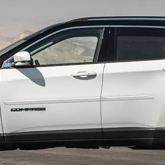 Jeep Compass Painted Body Side Moldings 2017 - 2025