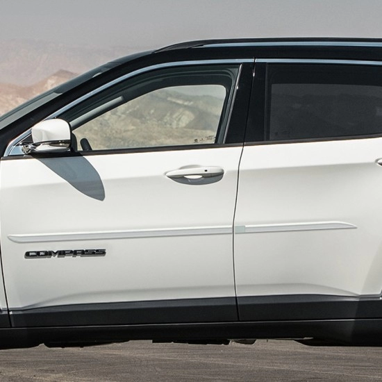  Jeep Compass Painted Body Side Molding 2017 - 2025 / FE7-COMPASS17