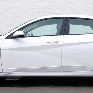 Hyundai Elantra Painted Body Side Moldings 2021 - 2025