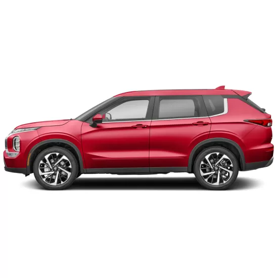 Mitsubishi Outlander Painted Body Side Moldings 2021 - 2024