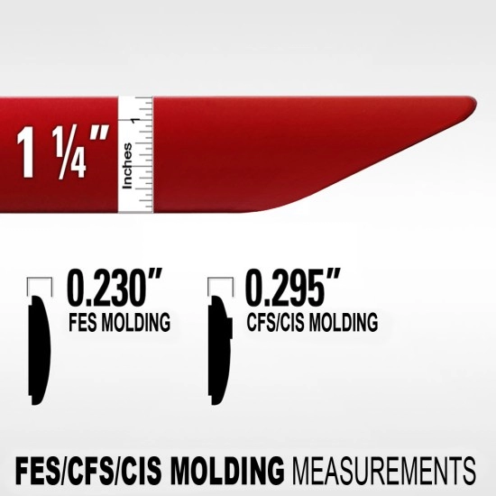  Ram 1500 Quad Cab Painted Body Side Molding 2019 - 2026 / FES-RAM19-QC